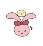 かわいく断るうさぎちゃんスタンプ（個別スタンプ：33）