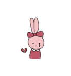 かわいく断るうさぎちゃんスタンプ（個別スタンプ：35）