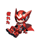 赤き戦隊ヒーロー（個別スタンプ：29）