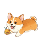 コーギーのイラスト（個別スタンプ：5）