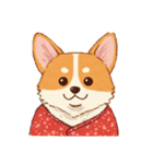 コーギーのイラスト（個別スタンプ：11）