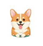 コーギーのイラスト（個別スタンプ：12）