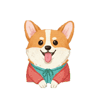 コーギーのイラスト（個別スタンプ：15）