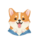 コーギーのイラスト（個別スタンプ：17）
