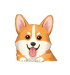 コーギーのイラスト（個別スタンプ：18）