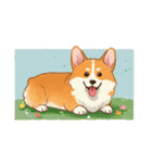 コーギーのイラスト（個別スタンプ：22）