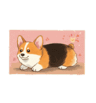 コーギーのイラスト（個別スタンプ：23）
