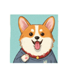コーギーのイラスト（個別スタンプ：25）