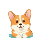 コーギーのイラスト（個別スタンプ：27）