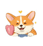 コーギーのイラスト（個別スタンプ：28）