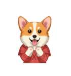 コーギーのイラスト（個別スタンプ：31）