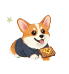 コーギーのイラスト（個別スタンプ：33）