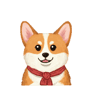 コーギーのイラスト（個別スタンプ：35）