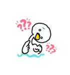 なんでもない白鳥の「ぬくもり便」（個別スタンプ：16）