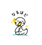 なんでもない白鳥の「ぬくもり便」（個別スタンプ：19）