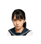 架空の女性アイドルのオンとオフ（個別スタンプ：21）
