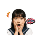 架空の女性アイドルのオンとオフ（個別スタンプ：39）