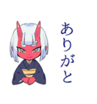 鬼娘のお説教★和風着物編（個別スタンプ：3）