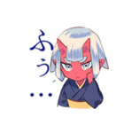 鬼娘のお説教★和風着物編（個別スタンプ：23）