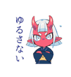 鬼娘のお説教★和風着物編（個別スタンプ：26）