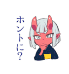 鬼娘のお説教★和風着物編（個別スタンプ：35）