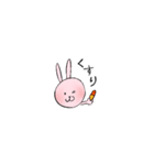 ピンクなうさぎ(改)（個別スタンプ：2）