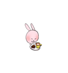 ピンクなうさぎ(改)（個別スタンプ：13）