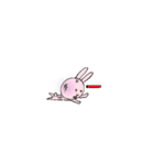 ピンクなうさぎ(改)（個別スタンプ：19）