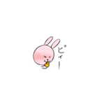 ピンクなうさぎ(改)（個別スタンプ：35）