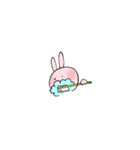ピンクなうさぎ(改)（個別スタンプ：40）