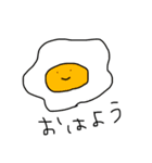 ゆるい手書きの食べ物スタンプ 【関西弁】（個別スタンプ：1）