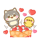 豆柴日和♡スイーツタイム（個別スタンプ：17）