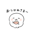 しろちゃんのネガティブスタンプ5（個別スタンプ：1）