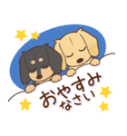 ダックス大好き！仲良しラブラブつめあわせ（個別スタンプ：20）