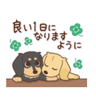 ダックス大好き！仲良しラブラブつめあわせ（個別スタンプ：36）