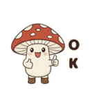 【ほっこり秋】きのこちゃん（個別スタンプ：3）