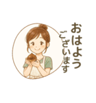 なないろママちゃん⭐秋のおはようスタンプ（個別スタンプ：17）