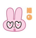 ラブラビFACE1（文字あり）（個別スタンプ：4）