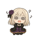 LINEゴシックキャラの爆笑キュートスタンプ（個別スタンプ：9）