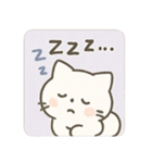 ゆるふわの白いいきもの（個別スタンプ：20）