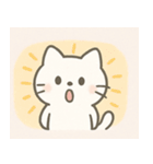 ゆるふわの白いいきもの（個別スタンプ：27）