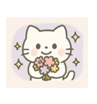 ゆるふわの白いいきもの（個別スタンプ：31）