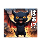 ハロウィン子悪魔スタンプ（個別スタンプ：5）