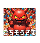 ハロウィン子悪魔スタンプ（個別スタンプ：14）