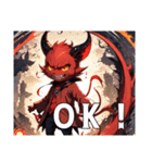 ハロウィン子悪魔スタンプ（個別スタンプ：16）