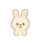 ふんわり優しいウサギ・シマエナガ(絵本風)（個別スタンプ：8）
