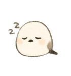 ふんわり優しいウサギ・シマエナガ(絵本風)（個別スタンプ：19）