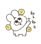 愛おしい太っちょうさぎ（個別スタンプ：11）