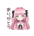 姫カットの地雷ちゃん♡推し活（個別スタンプ：3）
