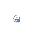 超ちいさいうさぎのきもち。〜あいさつ〜2（個別スタンプ：8）
